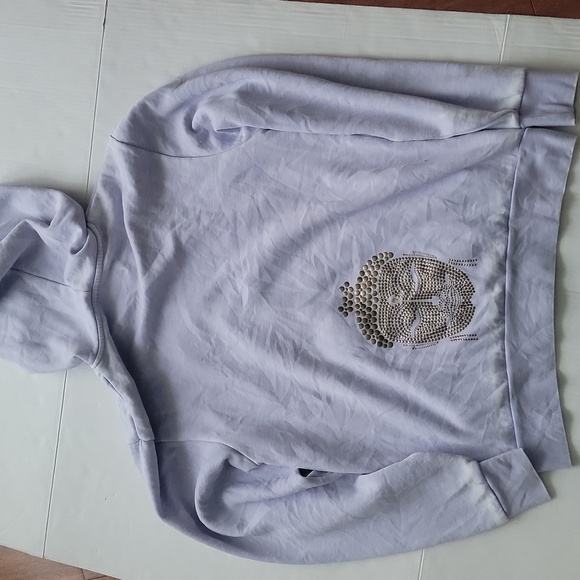 Kings of Cole Rare Burnout Embellished Boyfriend Hoodie Women's Medium U… - Picture 5 of 9